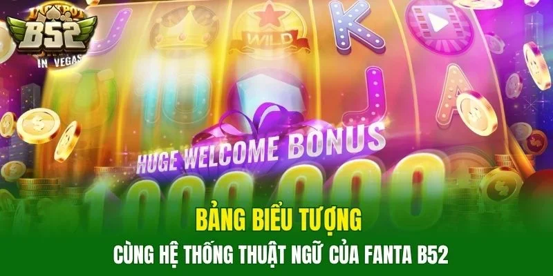 Bảng biểu tượng cùng hệ thống thuật ngữ của Fanta B52