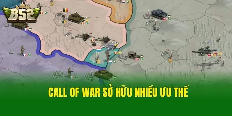 Call Of War sở hữu nhiều ưu thế