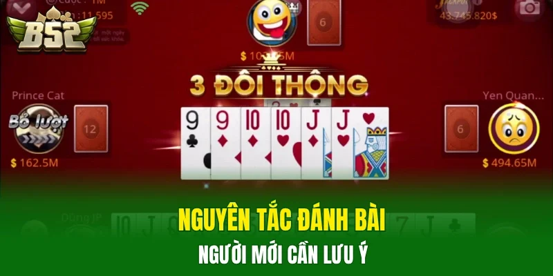 Nguyên tắc đánh bài người mới cần lưu ý